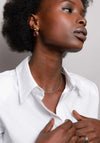 Ti Sento Translucent Stone Drop Earrings, Gold