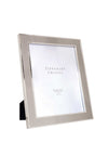Tipperary Crystal Grey Enamel Frame with Silver Edging Large Photo Frame