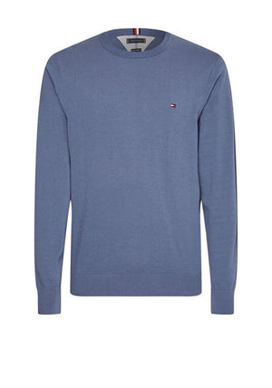 Tommy Hilfiger 1985 Crew Neck Sweater, Blue Coast