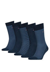 Tommy Hilfiger 5 Pairs Socks Gift Set, Navy