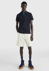 Tommy Hilfiger Contrast Placket Polo Shirt, Desert Sky