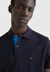 Tommy Hilfiger Contrast Placket Polo Shirt, Desert Sky