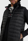 Tommy Hilfiger Core Packable Padded Gilet, Black