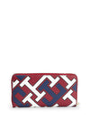 Tommy Hilfiger Iconic Wallet & Key Ring Holiday Set, Red Multi