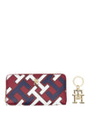 Tommy Hilfiger Iconic Wallet & Key Ring Holiday Set, Red Multi