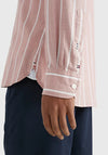 Tommy Hilfiger Oxford Stripe Shirt, Dockside Red & White