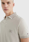 Tommy Hilfiger Pique Polo Shirt, Stone