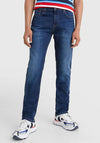 Tommy Jeans Ryan Regular Straight Leg Jeans, Aspen Dark Blue