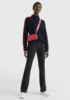 Tommy Hilfiger Webbing Strap Mini Crossover Bag, Regatta Red