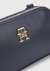 Tommy Hilfiger Webbing Strap Mini Crossover Bag, Space Blue