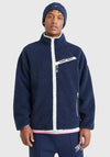 Tommy Jeans Binding Sherpa Fleeced Jacket, Twilight Navy
