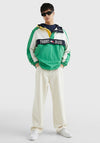 Tommy Jeans Chicago Windbreaker, Coastal Green Multi