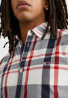 Tommy Jeans Classic Essential Check Shirt, Twilight Navy