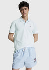 Tommy Jeans Classic Essential Polo Shirt, Shimmering Blue