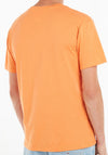 Tommy Jeans Classic Linear Logo T-Shirt, Citrus Orange