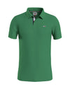 Tommy Jeans Signature Placket Polo Shirt, Coastal Green