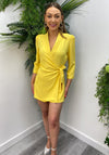 The Sofia Collection Wrap Style Playsuit, Yellow