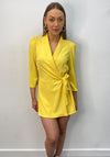 The Sofia Collection Wrap Style Playsuit, Yellow