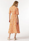 Tiffosi Paris Wrap Maxi Dress, Orange