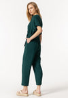 Tiffosi Favore Wrap Style Jumpsuit, Forest Green