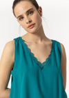 Tiffosi Cosmopolitan Vest Top, Teal