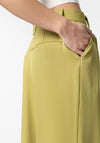 Tiffosi Matilda Asymmetric Waist Trousers, Green