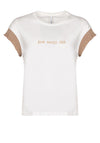 Tiffosi Suculenta Frill Sleeve T-Shirt, White