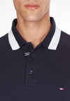 Tommy Hilfiger Tipped Detail Polo Shirt, Desert Sky