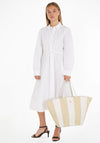 Tommy Hilfiger Woven Large Summer Tote, Beige