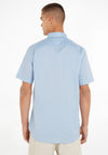 Tommy Hilfiger Flex Poplin Short Sleeve Shirt, Calm Blue