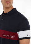 Tommy Hilfiger Colourblock Polo Shirt, Desert Sky