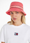 Tommy Jeans Logo Bucket Hat, Pink