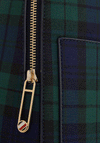 Tommy Hilfiger TH Emblem Plaid Backpack, Navy Multi