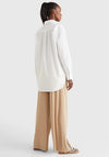 Tommy Hilfiger Womens Oversized Shirt, Optic White