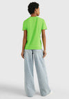 Tommy Hilfiger Womens 1985 Logo T-Shirt, Spring Lime