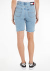 Tommy Jeans Womens Harper Bermuda Shorts, Light Denim