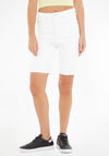 Tommy Jeans Womens Harper Bermuda Shorts, White