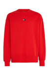 Tommy Jeans Relaxed Fit Badge Sweatshirt, Deep Crimson