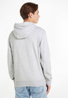 Tommy Jeans Arched Logo Hoodie, Silver Grey Heather