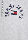 Tommy Jeans Arched Logo Hoodie, Silver Grey Heather