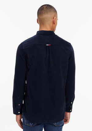 Tommy Jeans Seasonal Corduroy Overshirt, Twilight Navy