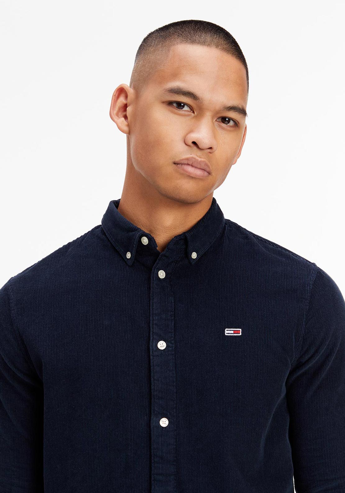 Tommy Jeans Seasonal Corduroy Overshirt, Twilight Navy
