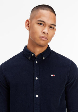 Tommy Jeans Seasonal Corduroy Overshirt, Twilight Navy