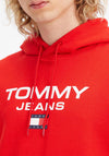 Tommy Jeans Entry Hoodie, Deep Crimson