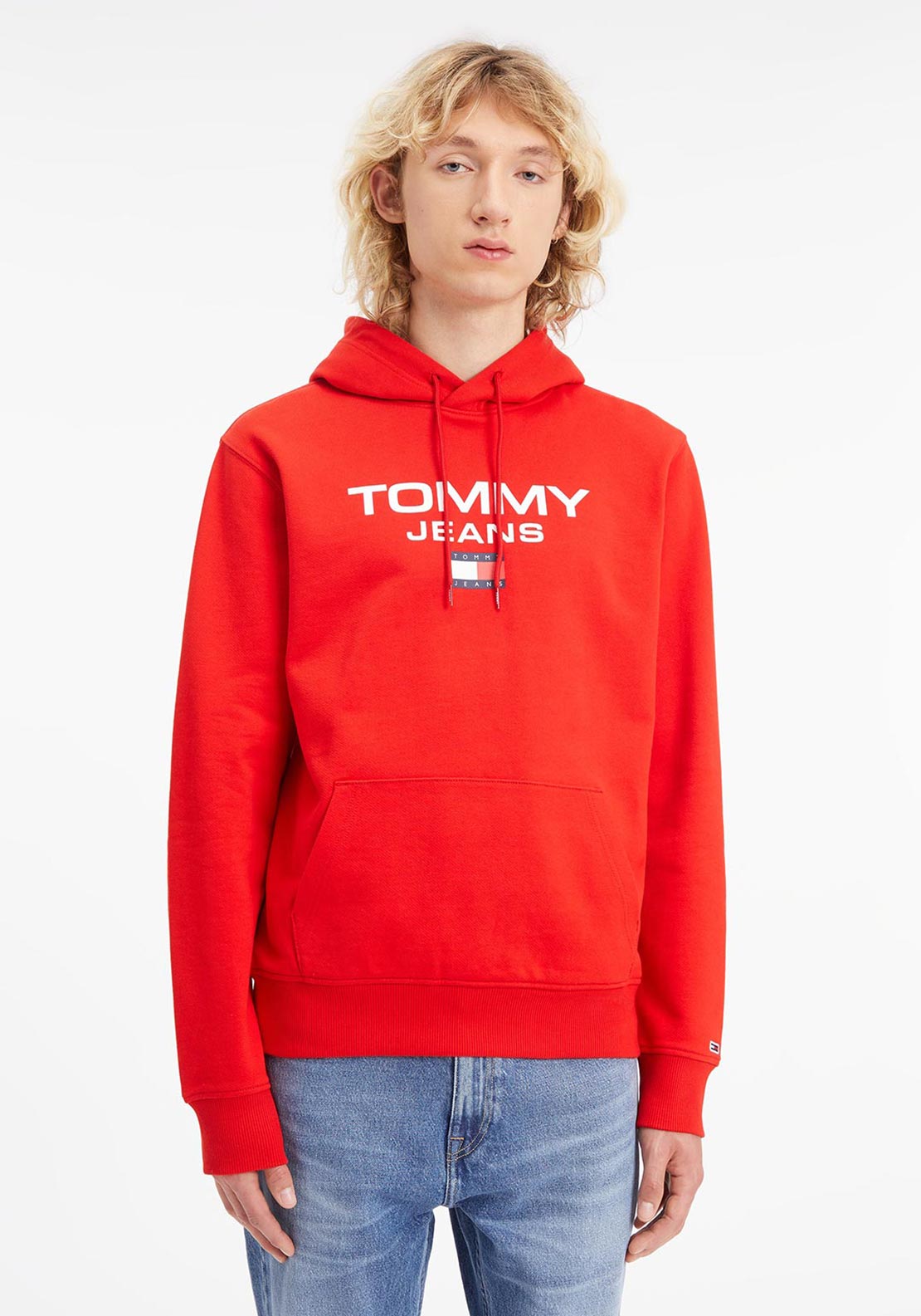 Tommy Jeans Entry Hoodie, Deep Crimson