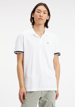 Tommy Jeans Classic Essential Polo Shirt, White