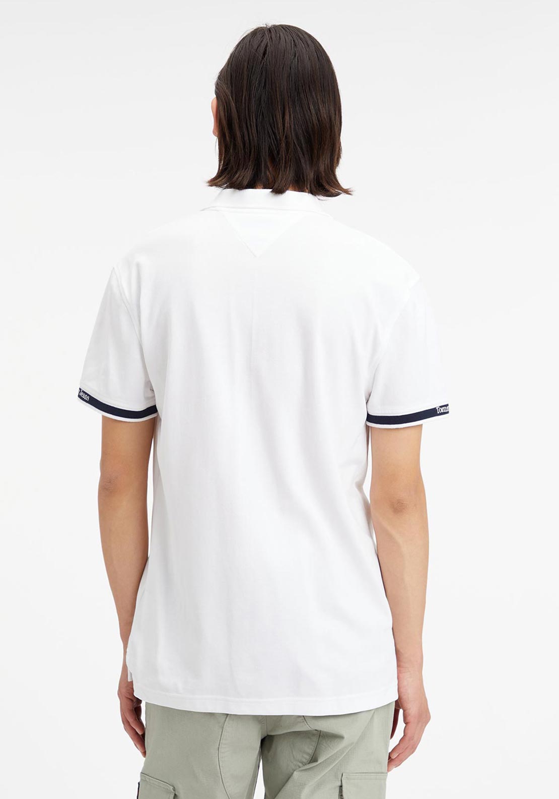 Tommy Jeans Classic Essential Polo Shirt, White