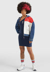 Tommy Jeans Womens Oversized Denim Jacket, Multi