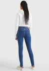 Tommy Jeans Womens Sylvia High Rise Super Skinny Jeans, Denim Medium