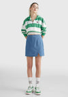 Tommy Jeans Womens Chambray Skirt, Medium Blue